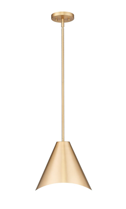 Z-Lite 1952P12-MGLD One Light Pendant, Modern Gold