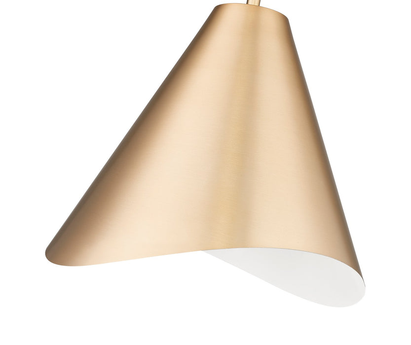 Z-Lite 1952P12-MGLD One Light Pendant, Modern Gold