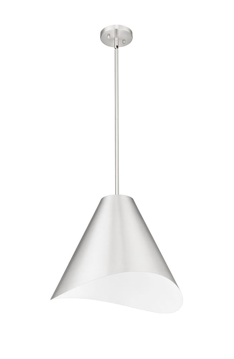 Z-Lite 1952P18-BN One Light Pendant, Brushed Nickel