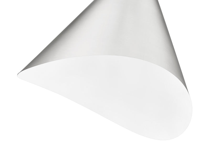 Z-Lite 1952P18-BN One Light Pendant, Brushed Nickel