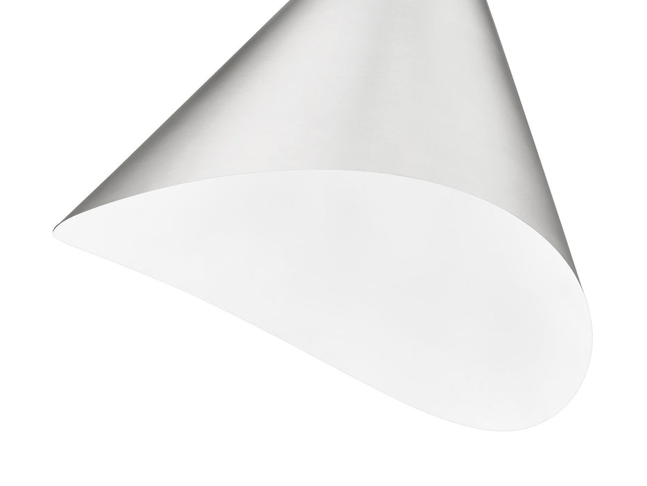 Z-Lite 1952P18-BN One Light Pendant, Brushed Nickel
