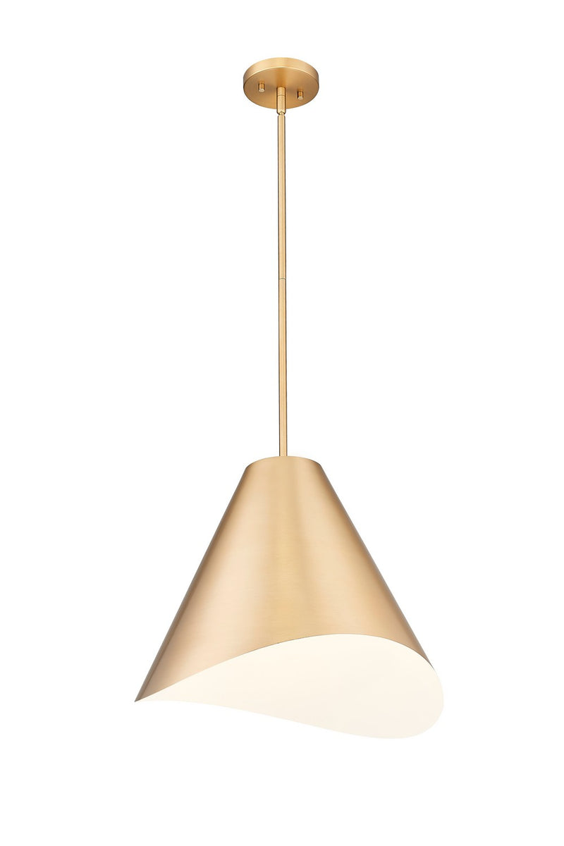 Z-Lite 1952P18-MGLD One Light Pendant, Modern Gold