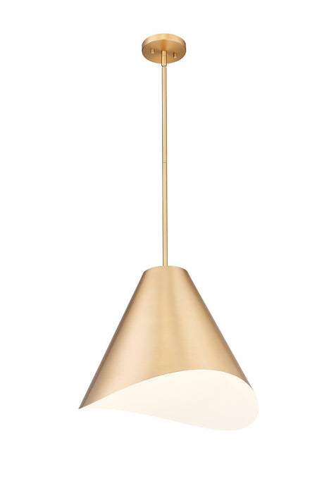 Z-Lite 1952P18-MGLD One Light Pendant, Modern Gold