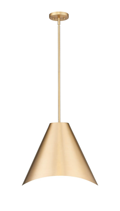 Z-Lite 1952P18-MGLD One Light Pendant, Modern Gold