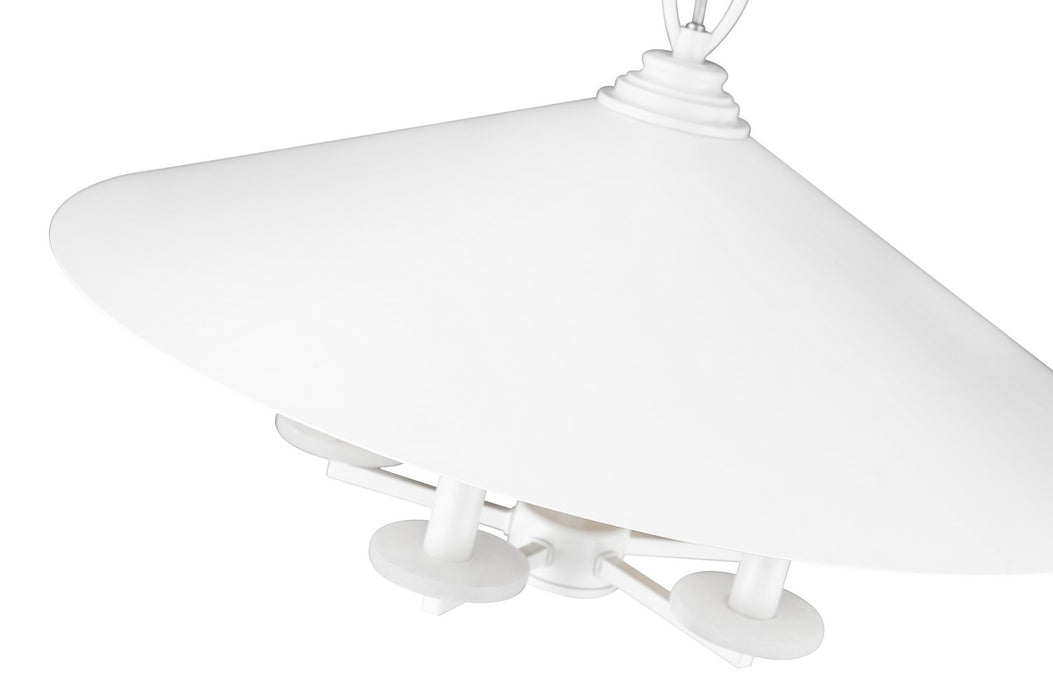 Z-Lite 1953-22MW Five Light Pendant, Matte White