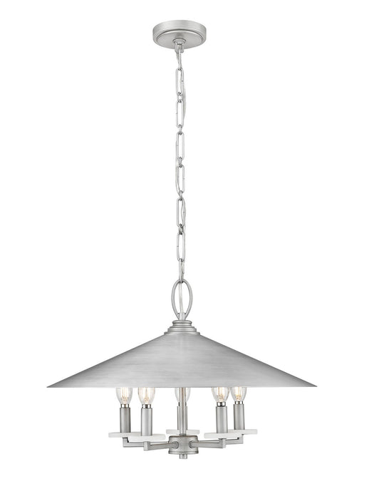 Z-Lite 1953-22SPT Five Light Pendant, Signature Pewter