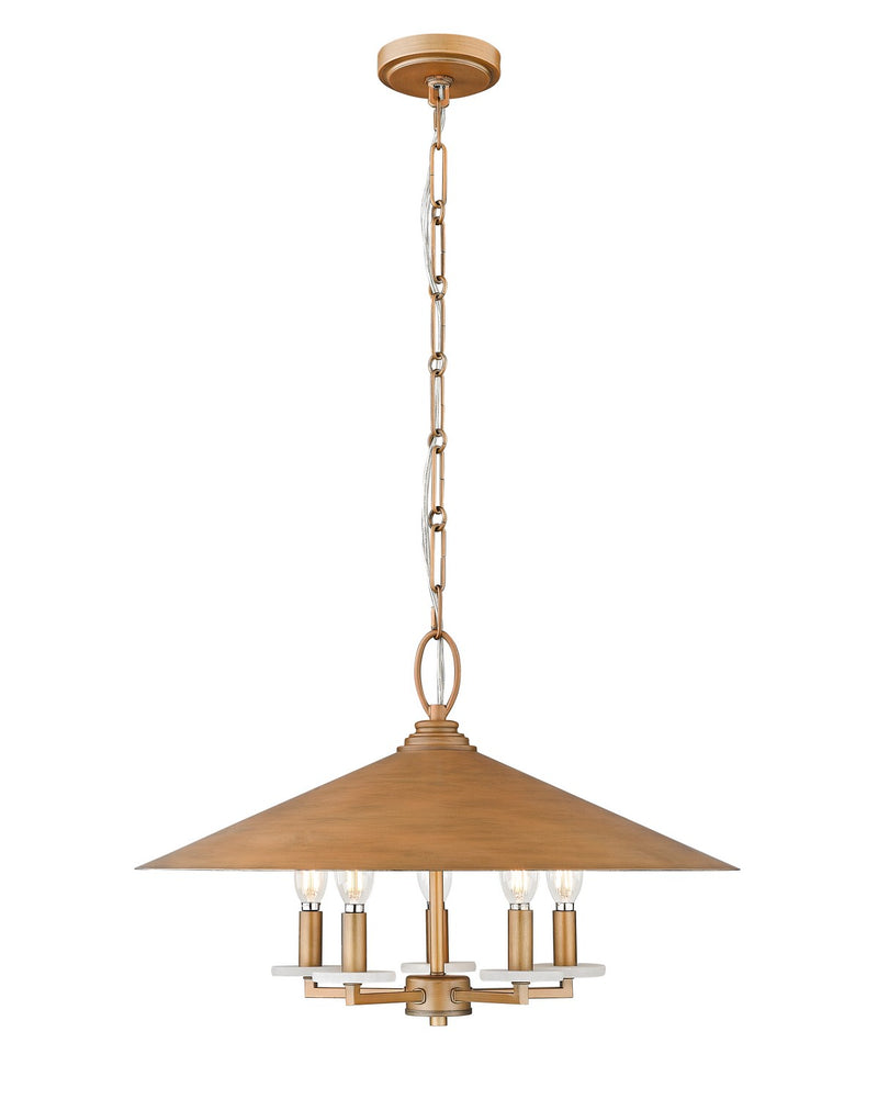 Z-Lite 1953-22SGD Five Light Pendant, Signature Gold
