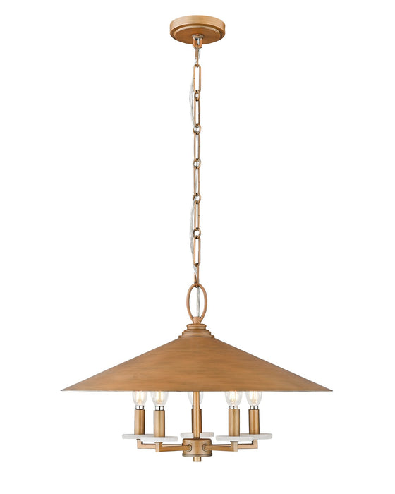 Z-Lite 1953-22SGD Five Light Pendant, Signature Gold