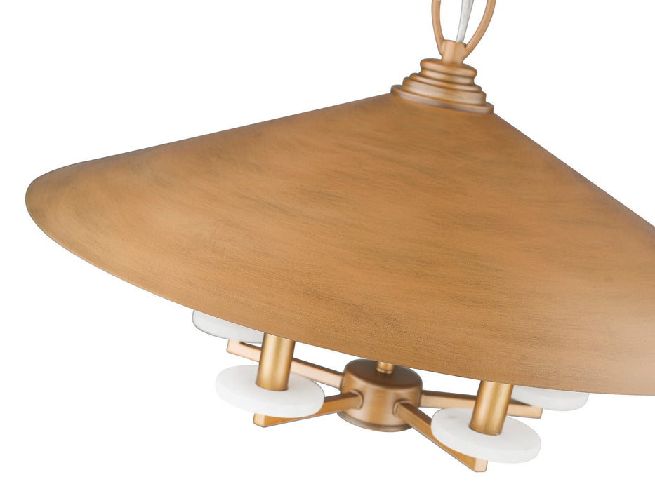 Z-Lite 1953-22SGD Five Light Pendant, Signature Gold