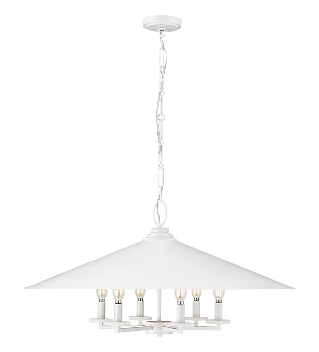 Z-Lite 1953-32MW Six Light Pendant, Matte White