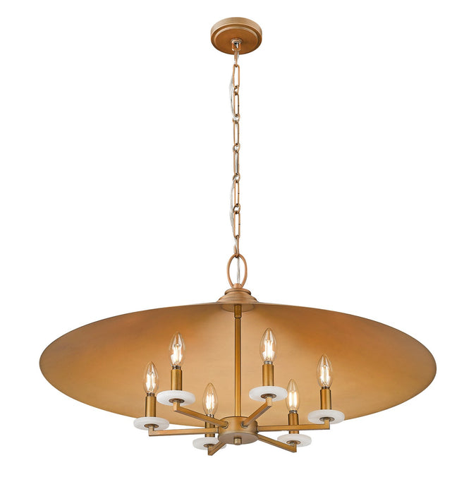 Z-Lite 1953-32SGD Six Light Pendant, Signature Gold