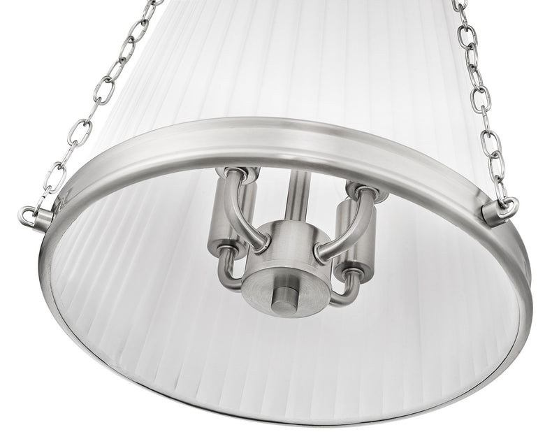 Z-Lite 1954P12-BN Four Light Pendant, Brushed Nickel