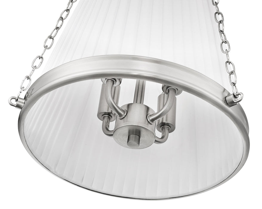 Z-Lite 1954P12-BN Four Light Pendant, Brushed Nickel