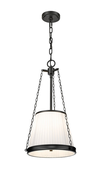 Z-Lite 1954P12-MB Four Light Pendant, Matte Black