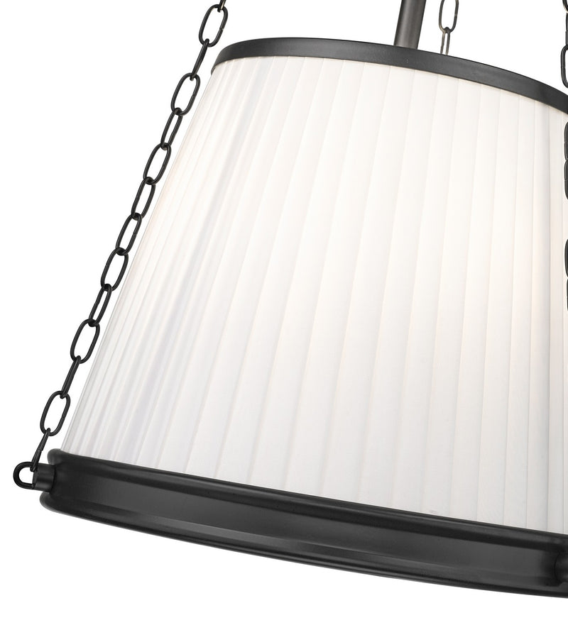 Z-Lite 1954P12-MB Four Light Pendant, Matte Black