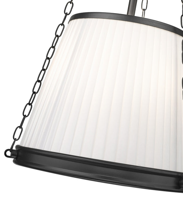 Z-Lite 1954P12-MB Four Light Pendant, Matte Black