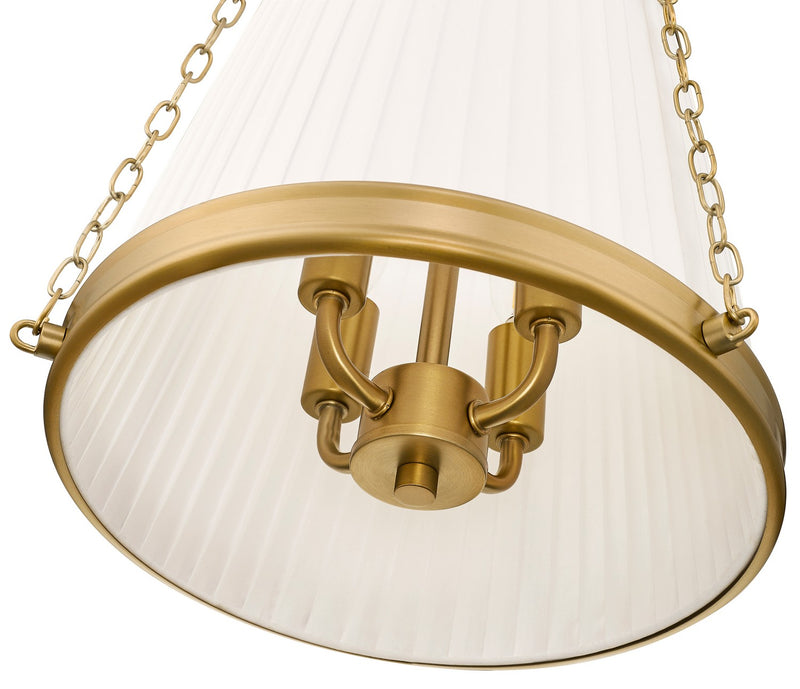 Z-Lite 1954P12-MGLD Four Light Pendant, Modern Gold