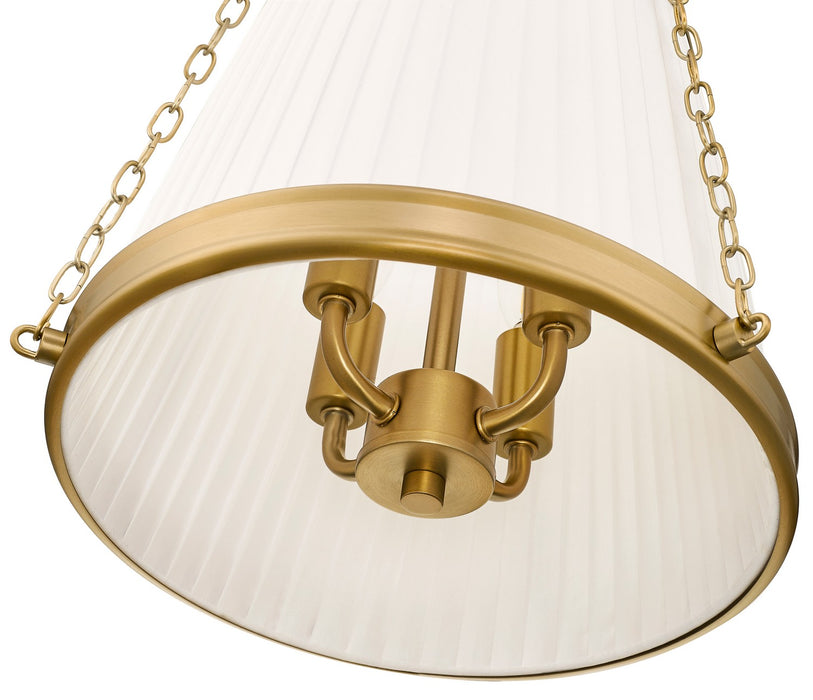 Z-Lite 1954P12-MGLD Four Light Pendant, Modern Gold