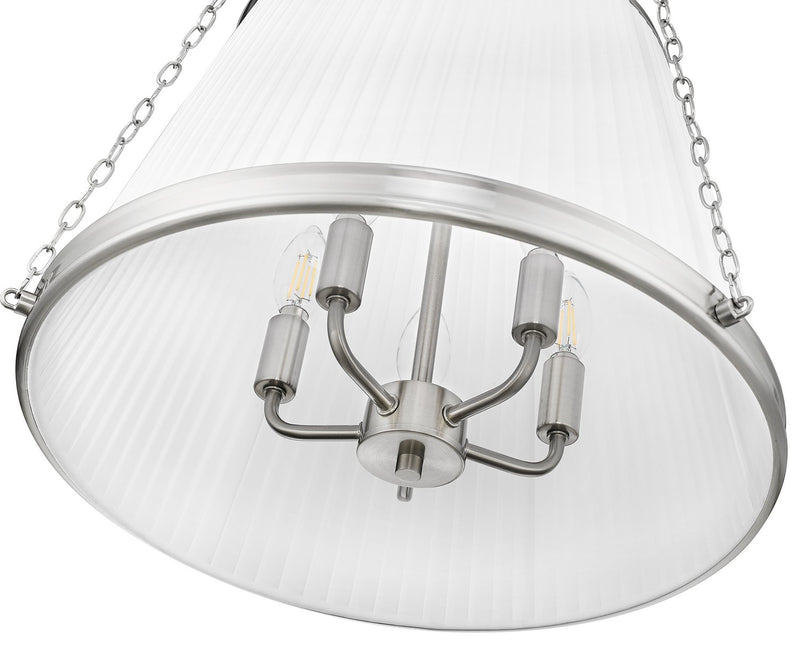 Z-Lite 1954P18-BN Five Light Pendant, Brushed Nickel