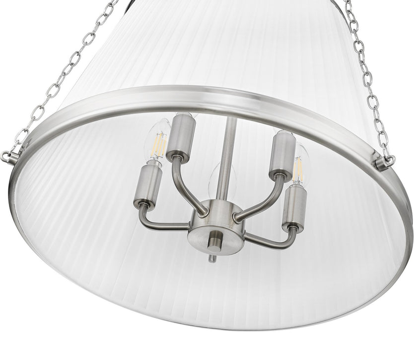 Z-Lite 1954P18-BN Five Light Pendant, Brushed Nickel