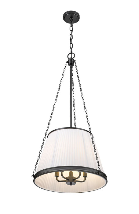 Z-Lite 1954P18-MB Five Light Pendant, Matte Black