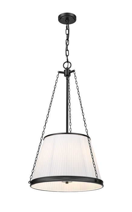 Z-Lite 1954P18-MB Five Light Pendant, Matte Black