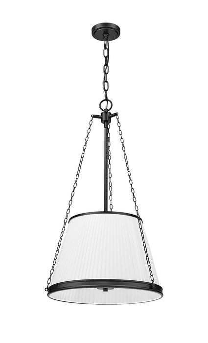 Z-Lite 1954P18-MB Five Light Pendant, Matte Black
