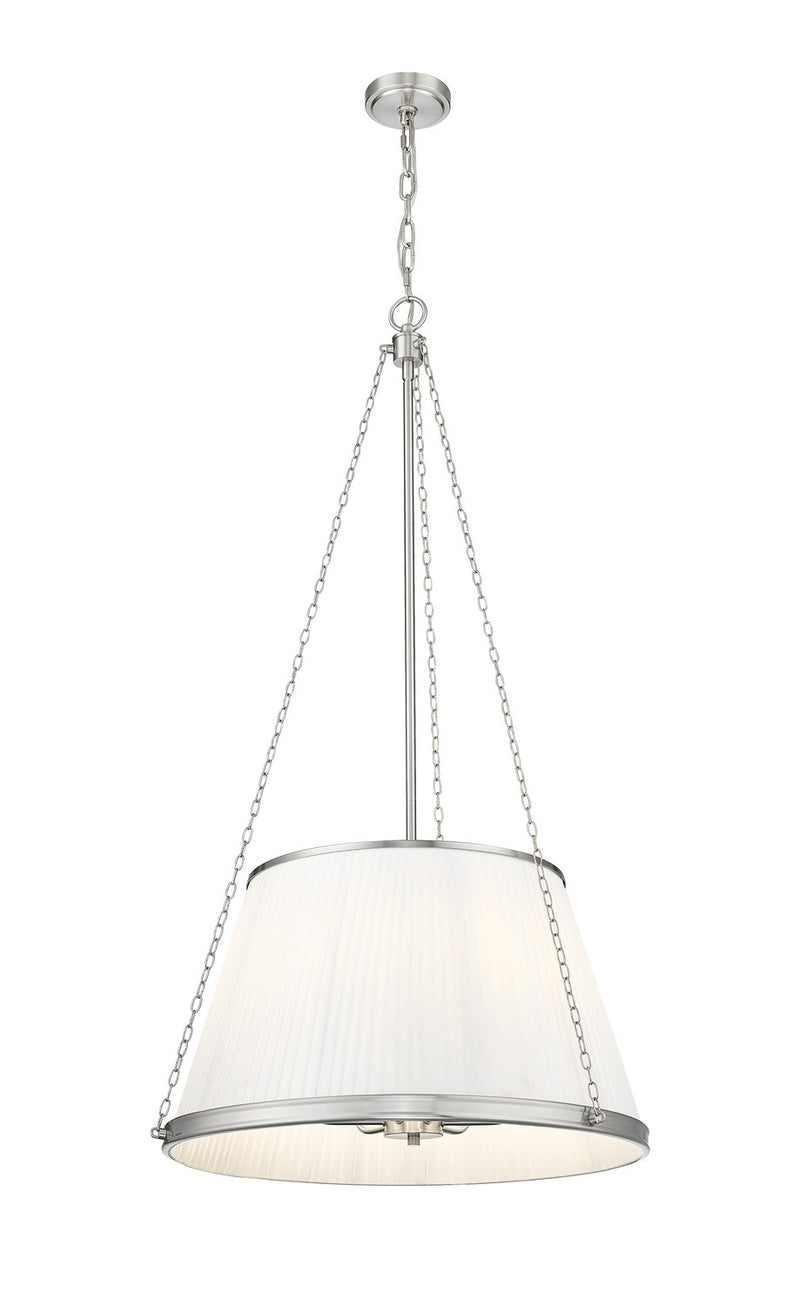 Z-Lite 1954P24-BN Six Light Pendant, Brushed Nickel