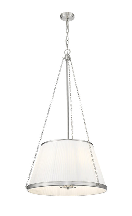 Z-Lite 1954P24-BN Six Light Pendant, Brushed Nickel