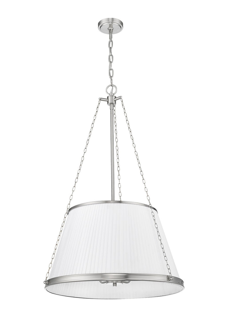 Z-Lite 1954P24-BN Six Light Pendant, Brushed Nickel