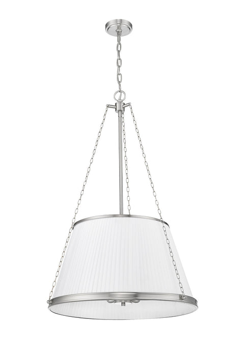 Z-Lite 1954P24-BN Six Light Pendant, Brushed Nickel