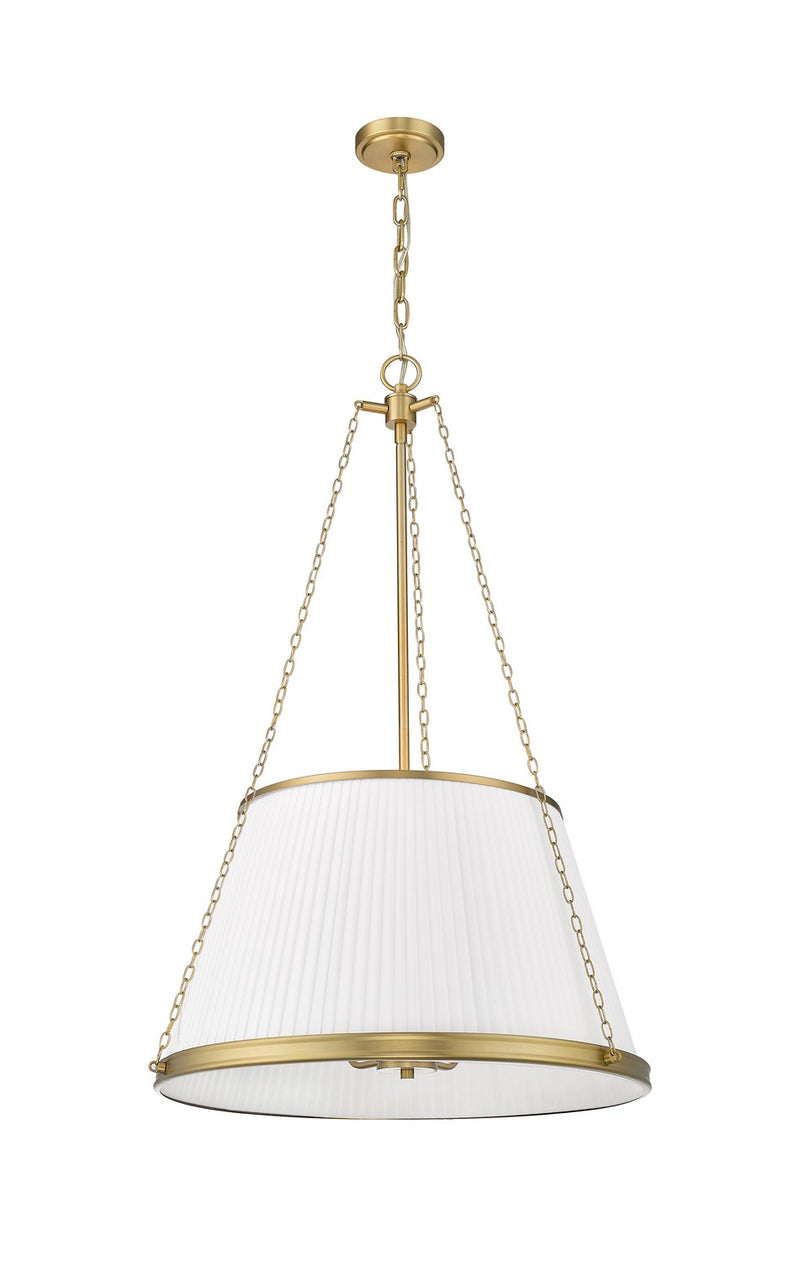 Z-Lite 1954P24-MGLD Six Light Pendant, Modern Gold