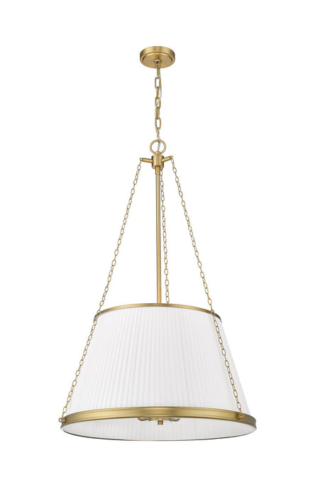 Z-Lite 1954P24-MGLD Six Light Pendant, Modern Gold