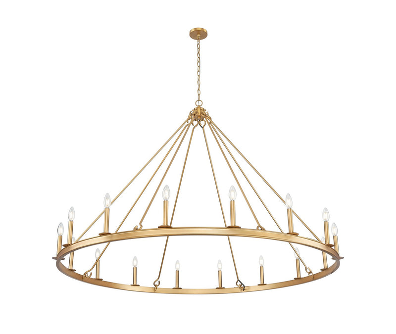 Z-Lite 482R-16RB 16 Light Chandelier, Rubbed Brass