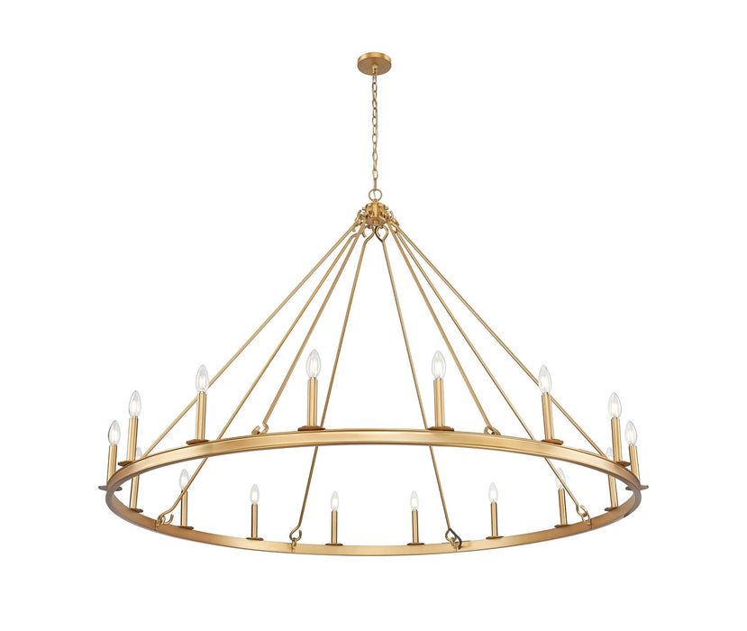 Z-Lite 482R-16RB 16 Light Chandelier, Rubbed Brass
