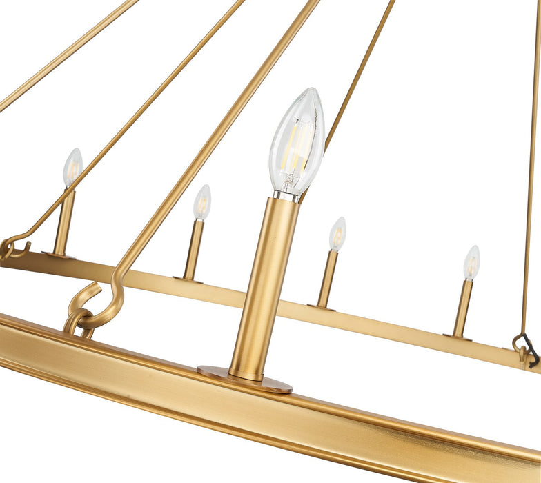 Z-Lite 482R-16RB 16 Light Chandelier, Rubbed Brass