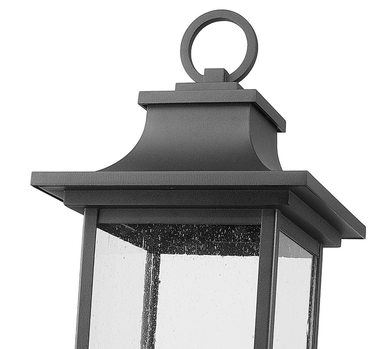 Z-Lite 5017PHBS-BK Four Light Outdoor Post Mount Fixture, Black
