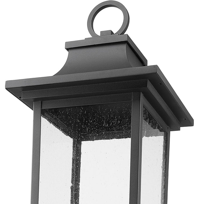 Z-Lite 5017PHXLS-BK Six Light Outdoor Post Mount Fixture, Black
