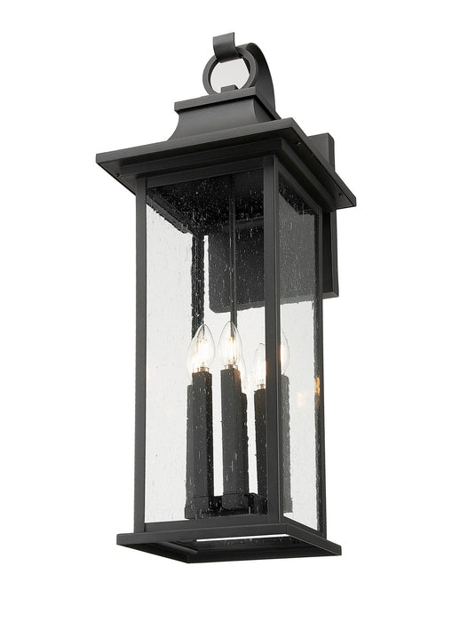 Z-Lite 5017XL-BK Six Light Outdoor Wall Light, Black