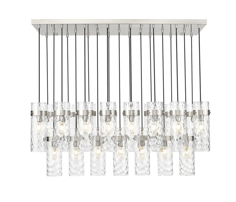Z-Lite 7002P5-23L-BN 23 Light Linear Chandelier, Brushed Nickel