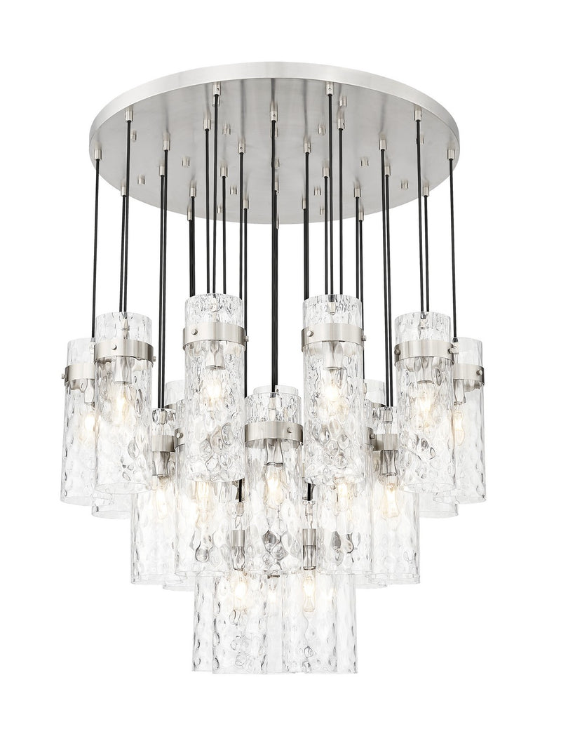 Z-Lite 7002P5-27R-BN 27 Light Chandelier, Brushed Nickel