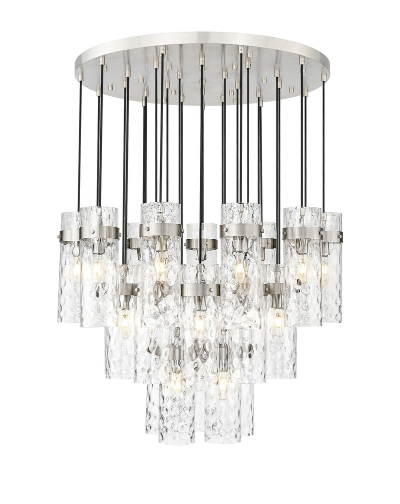 Z-Lite 7002P5-27R-BN 27 Light Chandelier, Brushed Nickel