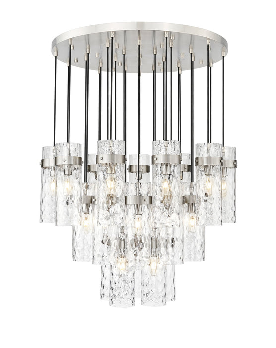 Z-Lite 7002P5-27R-BN 27 Light Chandelier, Brushed Nickel