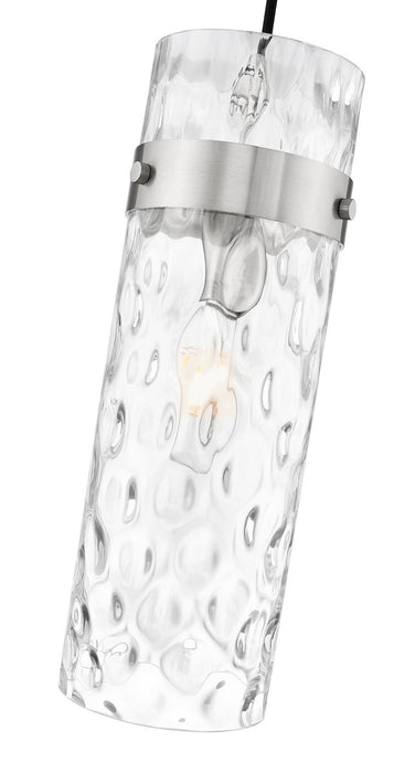 Z-Lite 7002P5-BN One Light Pendant, Brushed Nickel
