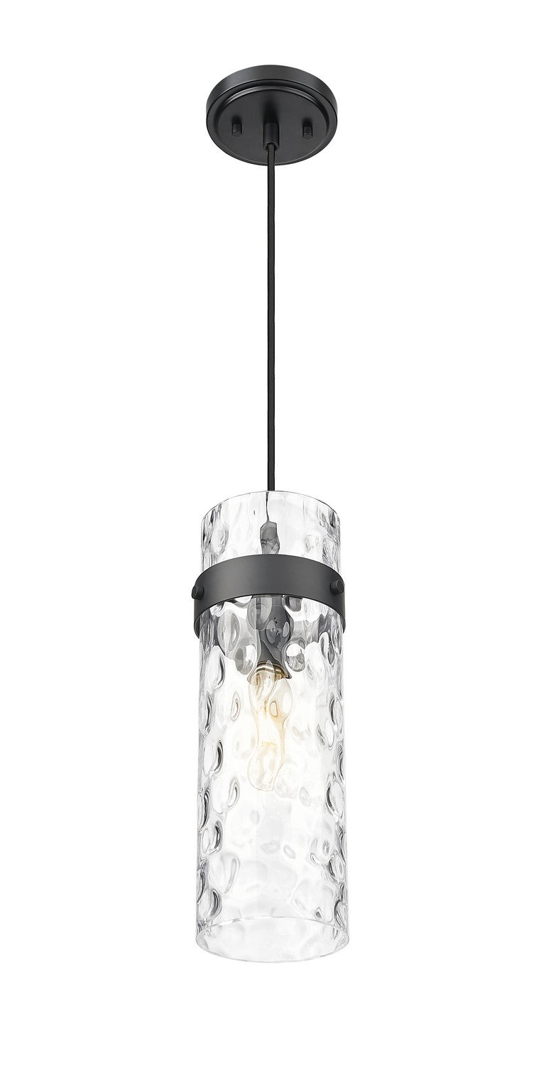 Z-Lite 7002P5-MB One Light Pendant, Matte Black