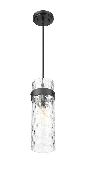 Z-Lite 7002P5-MB One Light Pendant, Matte Black