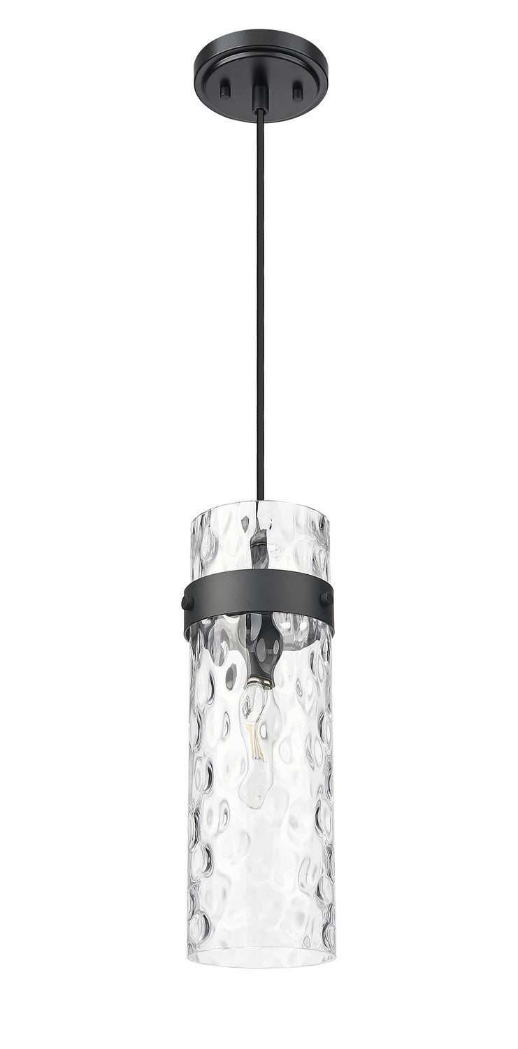 Z-Lite 7002P5-MB One Light Pendant, Matte Black