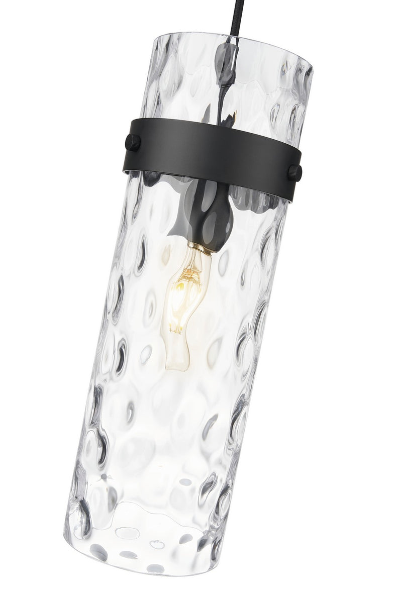 Z-Lite 7002P5-MB One Light Pendant, Matte Black