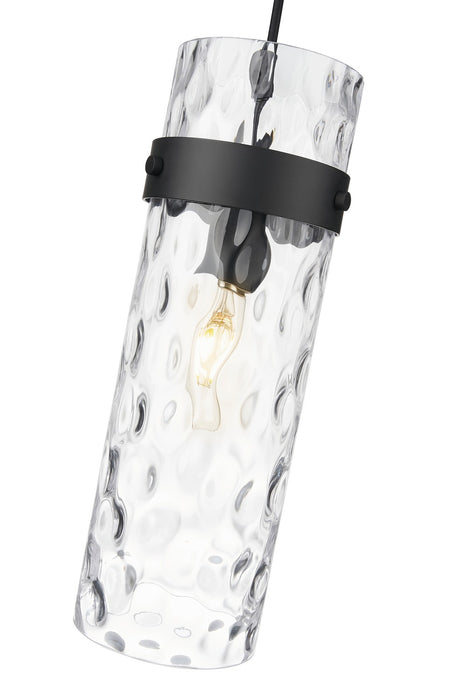 Z-Lite 7002P5-MB One Light Pendant, Matte Black