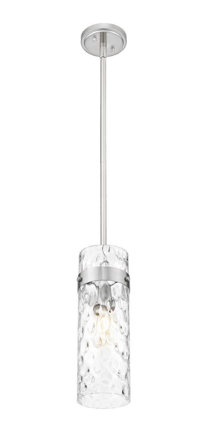 Z-Lite 7002P5-ROD-BN One Light Pendant, Brushed Nickel